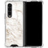 Taupe Marble Galaxy Z Fold4 5G Clear Case