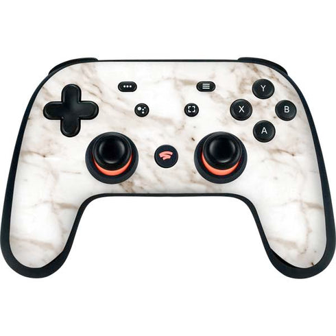Taupe Marble Google Stadia Controller Skin