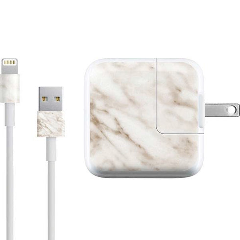 Taupe Marble iPad Charger (10W USB) Skin