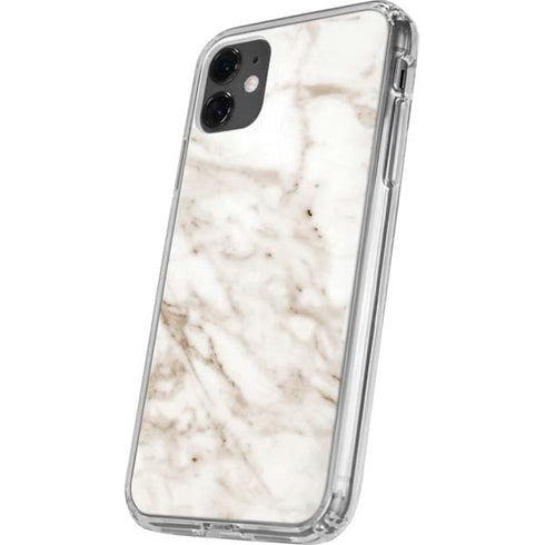 Taupe Marble iPhone 11 Clear Case
