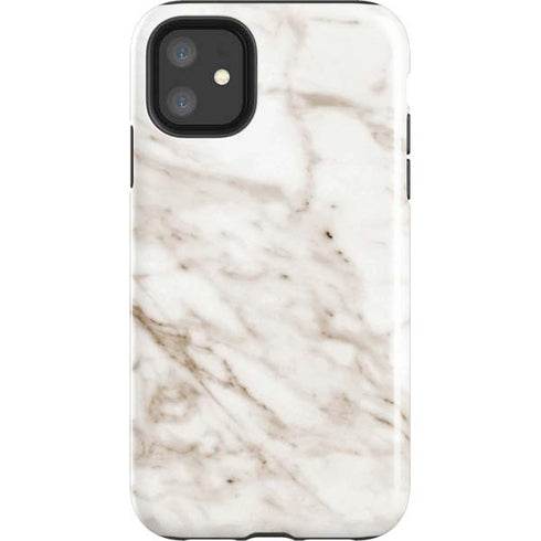 Taupe Marble iPhone 11 Impact Case