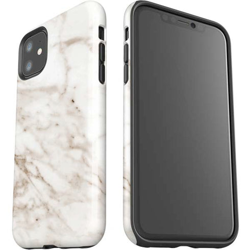 Taupe Marble iPhone 11 Impact Case