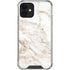 Taupe Marble iPhone 12 Clear Case
