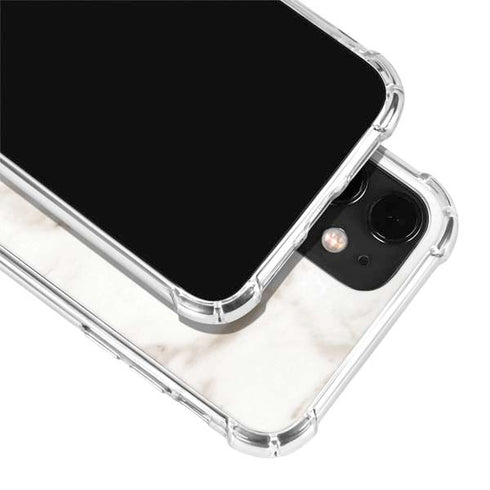 Taupe Marble iPhone 12 Clear Case