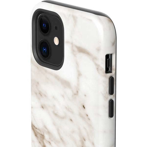 Taupe Marble iPhone 12 Impact Case