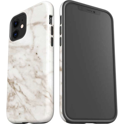 Taupe Marble iPhone 12 Impact Case