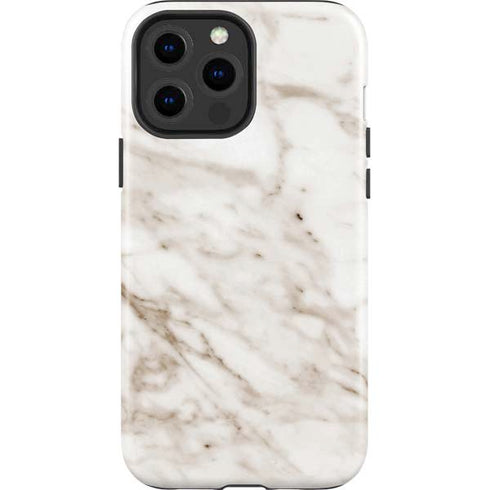 Taupe Marble iPhone 13 Pro Max Impact Case