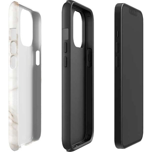 Taupe Marble iPhone 13 Pro Max Impact Case