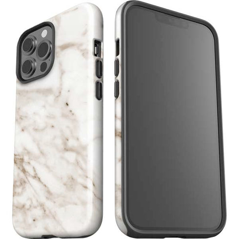 Taupe Marble iPhone 13 Pro Max Impact Case
