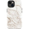 Taupe Marble iPhone 15 Plus Impact Case