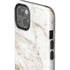 Taupe Marble iPhone 15 Plus Impact Case