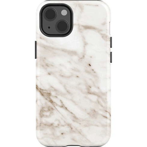 Taupe Marble iPhone 15 Impact Case