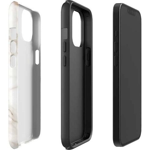 Taupe Marble iPhone 15 Impact Case