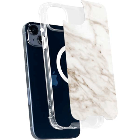 Taupe Marble iPhone 15 Plus MagSafe Case
