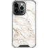 Taupe Marble iPhone 14 Pro Clear Case
