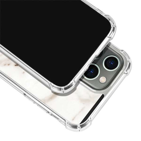 Taupe Marble iPhone 14 Pro Clear Case