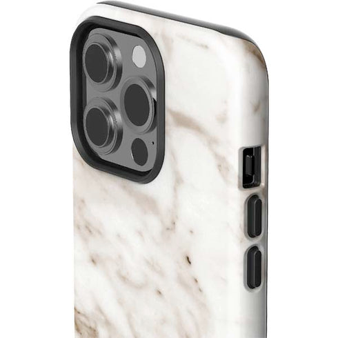 Taupe Marble iPhone 14 Pro Impact Case
