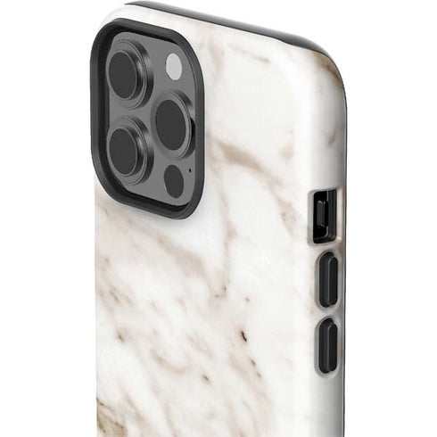 Taupe Marble iPhone 14 Pro Max Impact Case