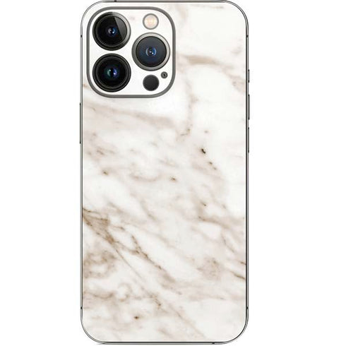 Taupe Marble iPhone 14 Pro Skin