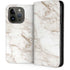 Taupe Marble iPhone 15 Pro Folio Case