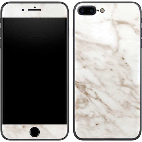 Taupe Marble iPhone 8 Plus Skin