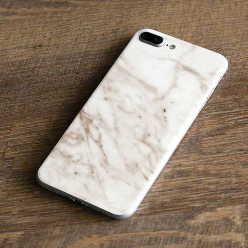 Taupe Marble iPhone 8 Plus Skin
