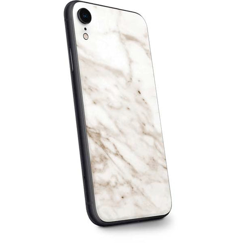 Taupe Marble iPhone XR Skin