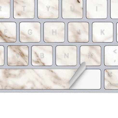 Taupe Marble Magic Keyboard Skin