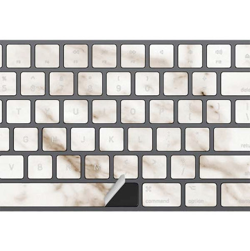 Taupe Marble Magic Keyboard with Numeric Keypad Skin