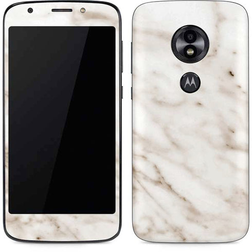 Taupe Marble Moto E5 Play Skin