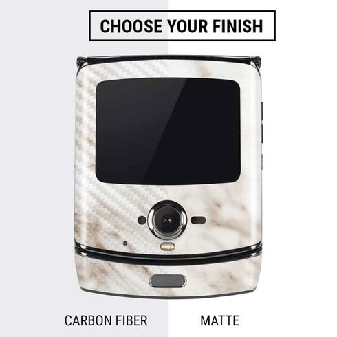 Taupe Marble Motorola RAZR Skin