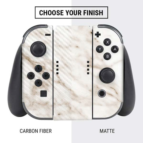 Taupe Marble Nintendo Switch Bundle Skin