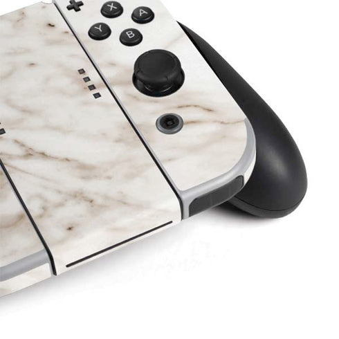 Taupe Marble Nintendo Switch OLED (2021) Skin