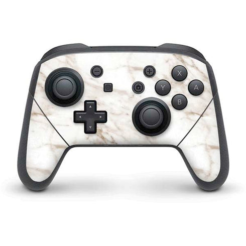 Taupe Marble Nintendo Switch Pro Controller Skin