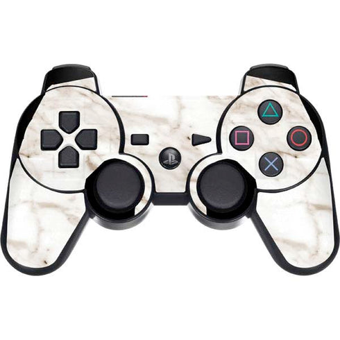 Taupe Marble PS3 Dual Shock wireless controller Skin