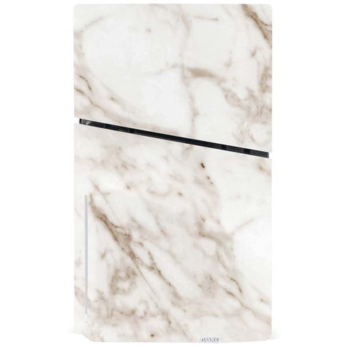 Taupe Marble PS5 Slim Disk Console Skin