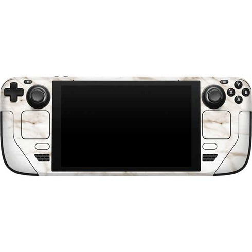 Taupe Marble Steam Deck Handheld Gaming Computer Skin