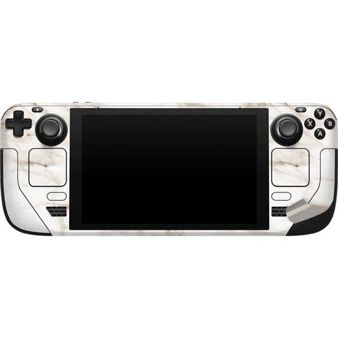 Taupe Marble Steam Deck Handheld Gaming Computer Skin