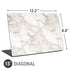 Taupe Marble Universal Laptop 15in (12.2 x 8.8in) Skin