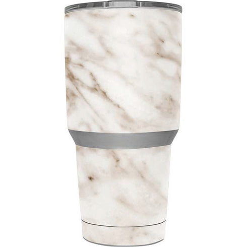 Taupe Marble Yeti 30oz Rambler Tumbler Skin