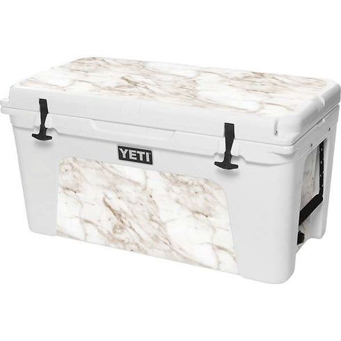 Taupe Marble YETI Tundra 75 Hard Cooler Skin