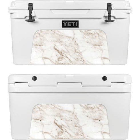 Taupe Marble YETI Tundra 75 Hard Cooler Skin