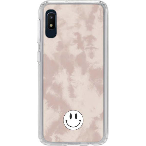 Taupe Tie Dye Galaxy A10e Clear Case