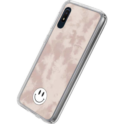 Taupe Tie Dye Galaxy A10e Clear Case
