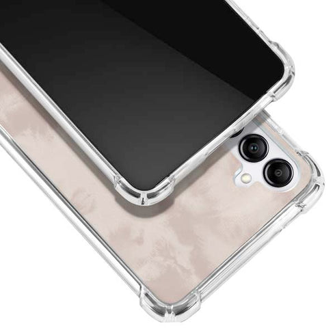 Taupe Tie Dye Galaxy A14 5G Clear Case