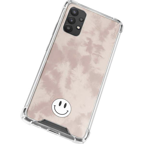 Taupe Tie Dye Galaxy A32 5G Clear Case