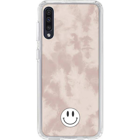 Taupe Tie Dye Galaxy A50 Clear Case