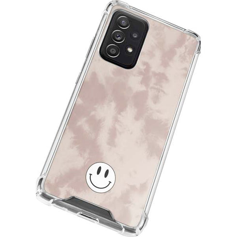 Taupe Tie Dye Galaxy A52 5G Clear Case