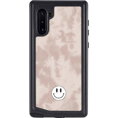 Taupe Tie Dye Galaxy Note 10 Waterproof Case