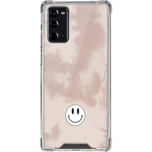 Taupe Tie Dye Galaxy Note20 5G Clear Case